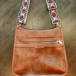 Hobo Crossbody Bag with Guitar Strap